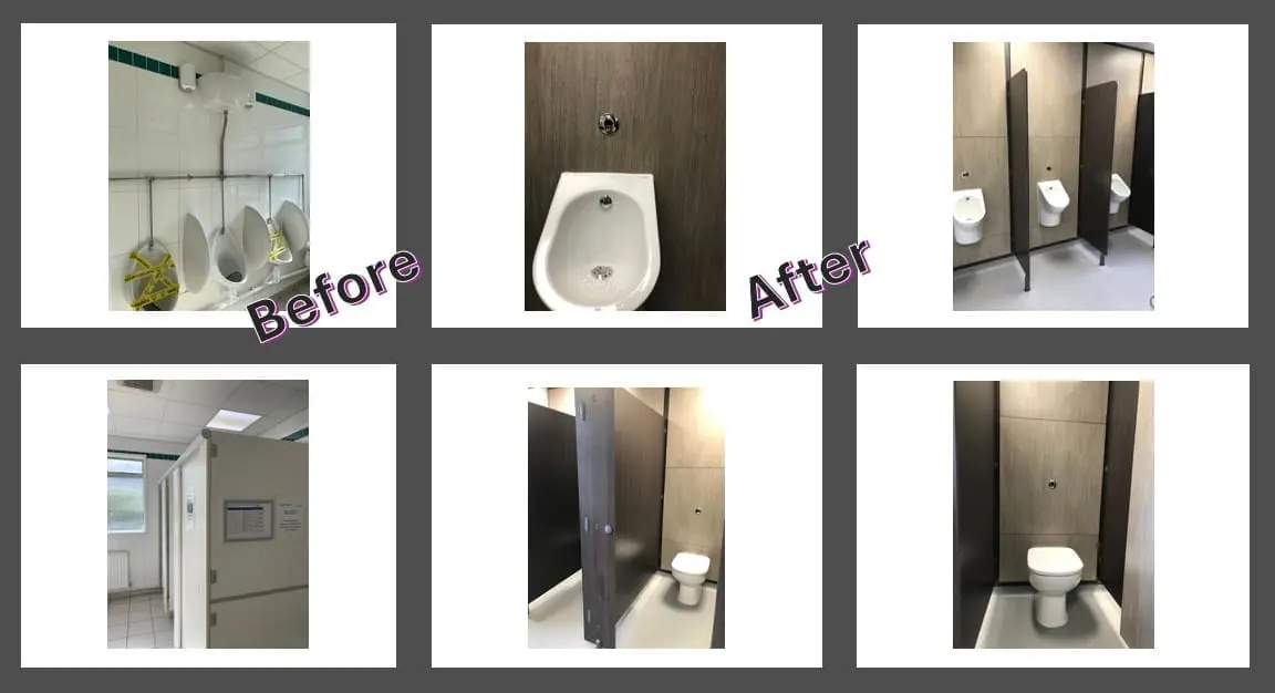 Commercial and Industrial Interiors future-proofs client washrooms – Urinal & W/C Flushing Image 1