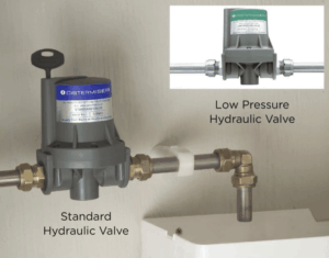 Image of Cistermiser standard valve and low pressure hydraulic valve
