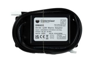 Mains Adapter 6V 12W DC, for use with Direct Flush, Easyflush, Infrared Taps and Sensazone